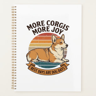Corgi Lover Shirt Vintage Engraving Dog Quote Desi Planner