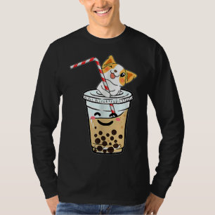Corgi Loves Bubble Tea T-Shirt