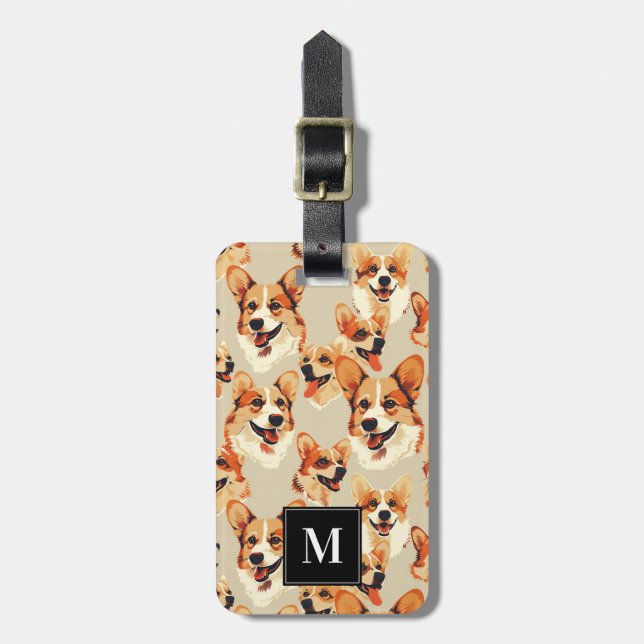 Corgi Luggage Tag (Front Vertical)