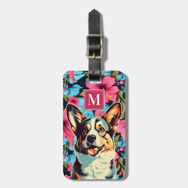 Corgi Luggage Tag (Front Vertical)