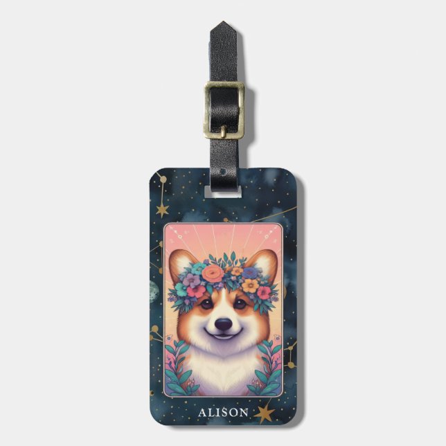 Corgi Luggage Tag (Front Vertical)