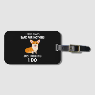 Corgi Luggage Tag