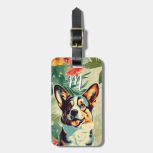 Corgi Luggage Tag