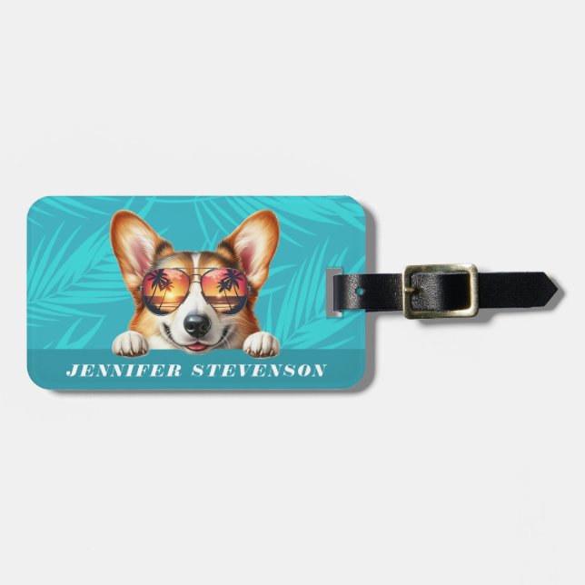 Corgi Luggage Tags (Front Horizontal)