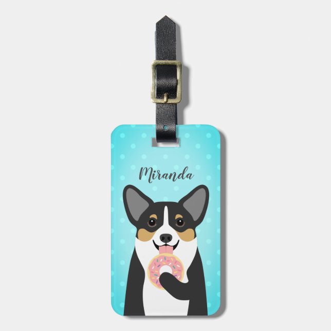 Corgi Luggage Tags (Front Vertical)