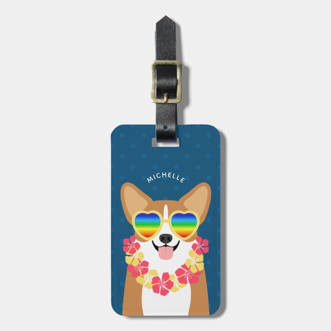 Corgi Luggage Tags (Front Vertical)