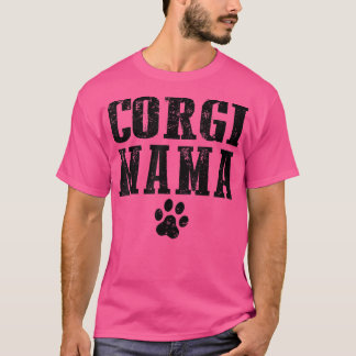 Corgi Mama Animal Cute Dog Mum-541 T-Shirt