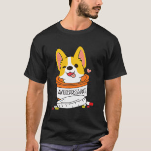 Corgi Medicine Classic Antidepressant T-Shirt