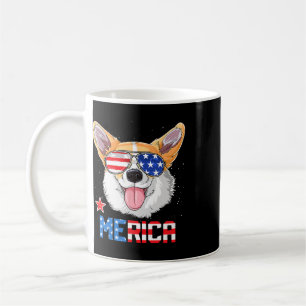 Corgi Merica 4th Of July T Shirt Kids Boys Girls D Coffee Mug