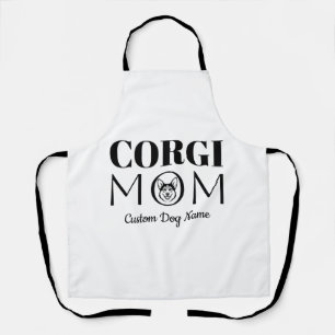 Corgi MOM Birthday Gift For Mum, Dog Mum Apron