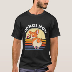 Corgi Mom Dog Paw Dog Owner Dog T-Shirt
