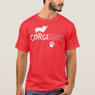 Corgi MomFunny Cute Dog Pet Owner Adopt Rescue Gif T-Shirt