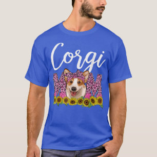 Corgi Mum Cute Leopard Mother's Day Best Corgi Dog T-Shirt