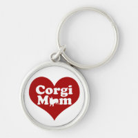 Corgi Mum Cute Red Heart