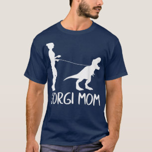 Corgi Mum Dog Dinosaur Mothers Day Corgi Mama T-Shirt