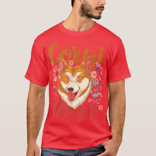 Corgi Mum Dog Owner Pet Cute Animal Dog Lover Corg T-Shirt