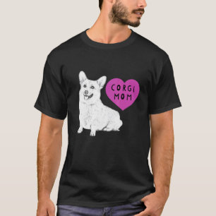 Corgi Mum Dog Tote And Throw Pillow T-Shirt