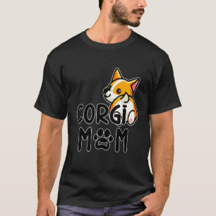 Corgi Mum Women Girl Puppy Mum Dog Mama Corgi Mam T-Shirt