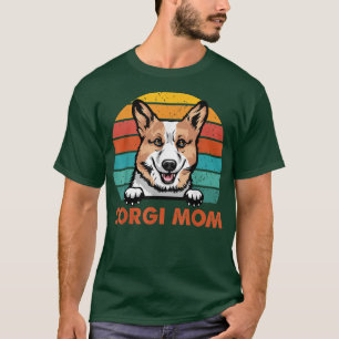 Corgi Mum Women Mother's Day Puppy Mum Dog Mama Lo T-Shirt