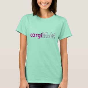 Corgi Mum Womens Ringer Tee