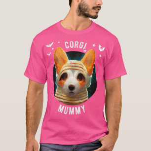 Corgi Mummy  Halloween  T-Shirt