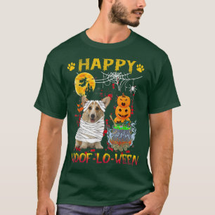 Corgi Mummy Happy Woof-lo-ween Halloween Pumpkin - T-Shirt