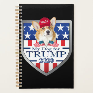 Corgi   My Dog Trump 2020 Corgi Long Sleeve Planner