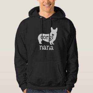 Corgi Nana  Corgi Grandma Dog Mom  Mother s Day Hoodie