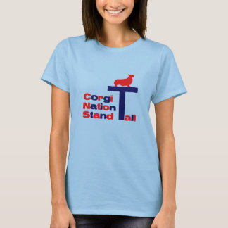 Corgi Nation Stand Tall T-Shirt