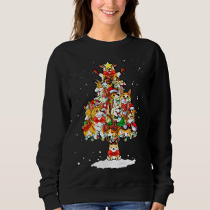 Corgi Noel Xmas Tree Christmas Dog Love Sweatshirt