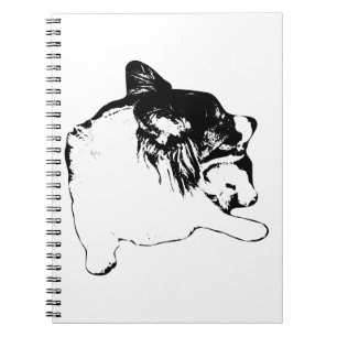 Corgi Notes in Clean Lines Notebook