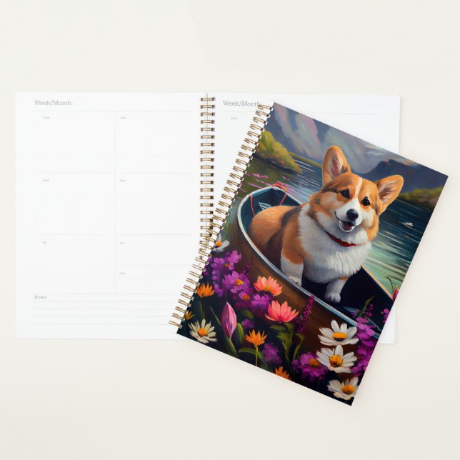 Corgi on a Paddle: A Scenic Adventure Planner (Display)