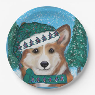 Corgi Paper Plate