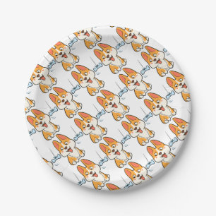Corgi Paper Plate