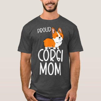 Corgi Pembroke Lover Proud Corgi Mum T-Shirt