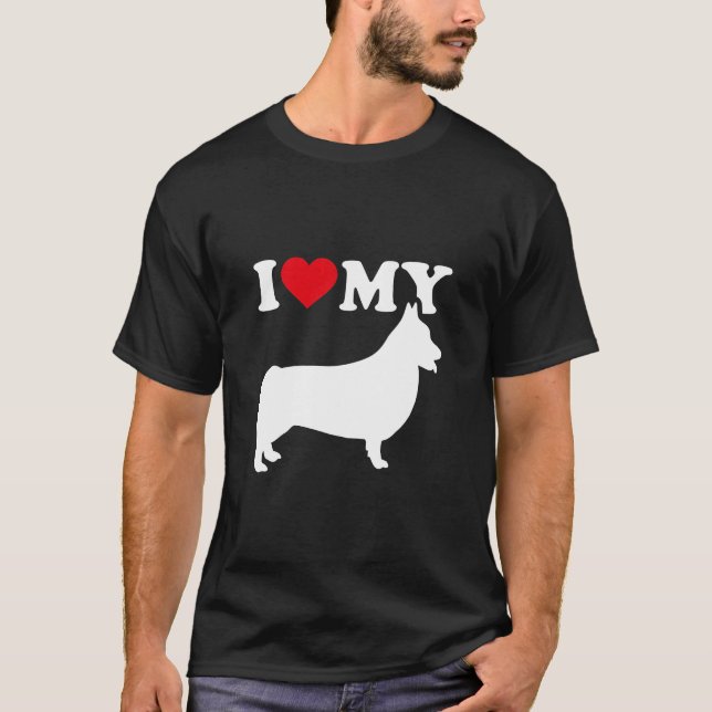 Corgi Pembroke   T-Shirt (Front)