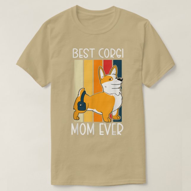 Corgi Pembroke Welsh Best Corgi Mum Ever  T-Shirt (Design Front)