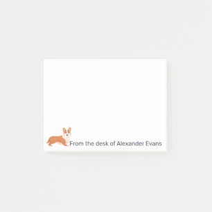 Corgi Personalise Post-it Notes