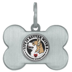 Corgi Personalised Life Is Better With A Dog Pet Tag