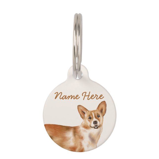 Corgi Pet Tag (Front)