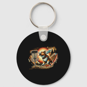 Corgi Playing Disc Golf Sports Frolfer Athlete Gam Key Ring