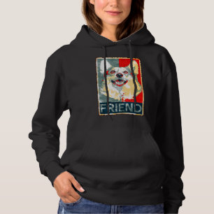 Corgi Pop Art Poster Friend Vintage Corgi Dog Hoodie