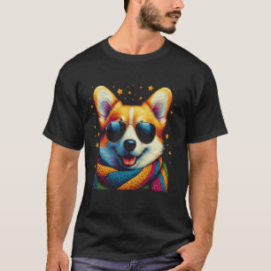 Corgi Portrait for Corgi Dog Costume and Pet Lover T-Shirt