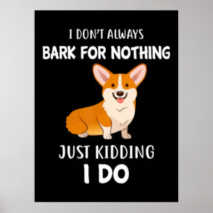Corgi Poster