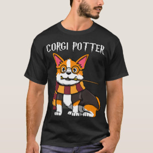 Corgi Pottergift For Corgi Loversfunny Pawter Dog- T-Shirt