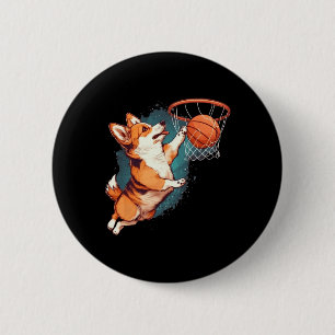 Corgi Puppy Corgi Bysketbyll For Pet Lovers Women 6 Cm Round Badge