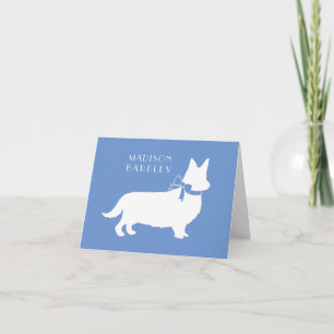Corgi Puppy Dog Pembroke Welsh Note Card