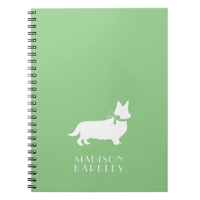 Corgi Puppy Dog Pembroke Welsh Notebook (Front)