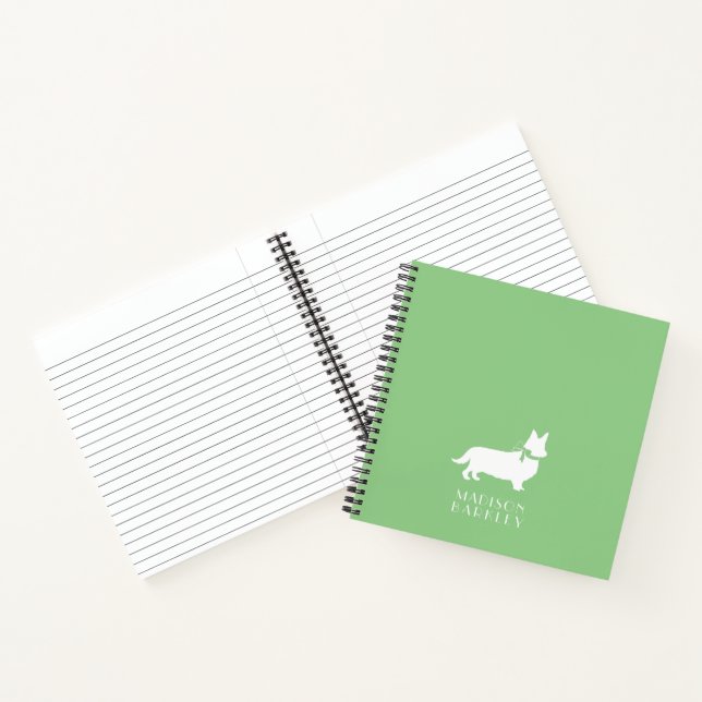 Corgi Puppy Dog Pembroke Welsh Notebook (Inside)
