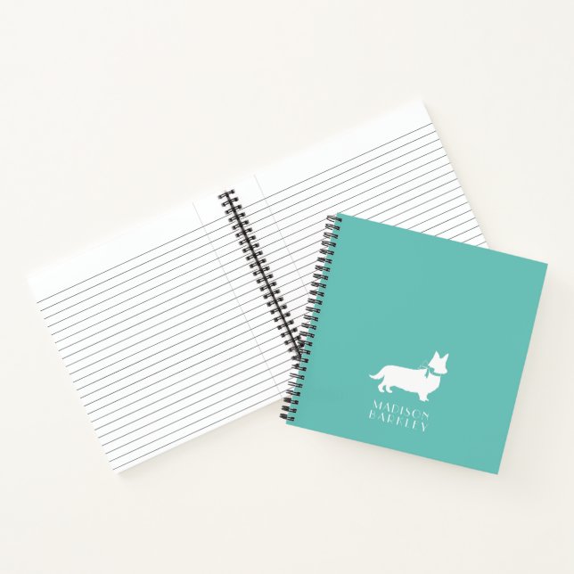 Corgi Puppy Dog Pembroke Welsh Notebook (Inside)